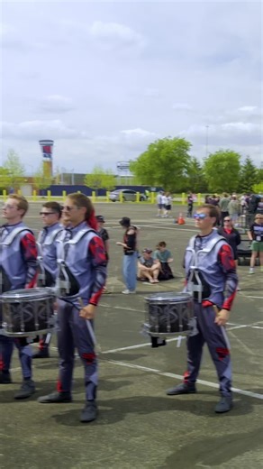 @atlantaquest in the lot on semis day #drums #drumline #wgi | drums