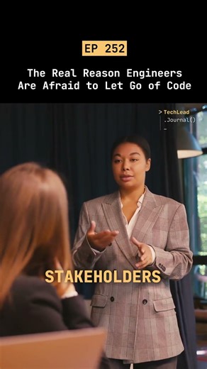 The Real Reason Engineers Are Afraid to Let Go of Code #short