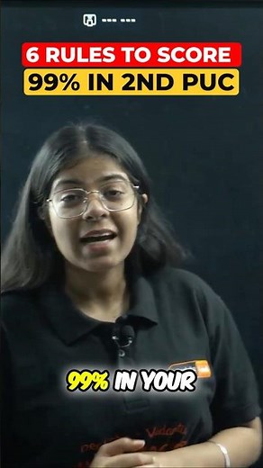 Score 99% in 2nd PUC with these 6 Rules #shorts #puboard #karnatakaboard #kcet #kcet2025