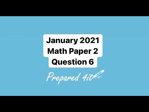 CXC (CSEC) Math Paper 2 | January 2021 Question 6