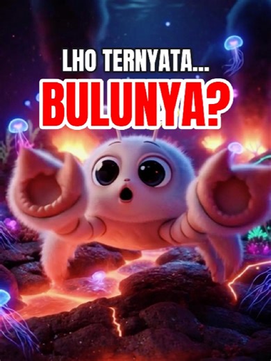 KEPITING INI MAKAN RAMBUT SENDIRI?! Kelihatannya kayak boneka salju lucu… tapi Yeti Crab hidup di tempat paling panas dan beracun di laut dalam. Yang bikin merinding? Bulu di capitnya bukan buat gaya — itu kebun bakteri yang dia tanam dan makan sendiri. Lucu, aneh, sedikit jijik… tapi juga genius. Di dunia tanpa makanan, dia menciptakan makanannya sendiri. Laut dalam memang tidak masuk akal. #fyp #fypシ #viral #animasi3D #pixarstyle #cuteanimation #deepsea #yeticrab #faktaunik #hewanlaut #hewanun