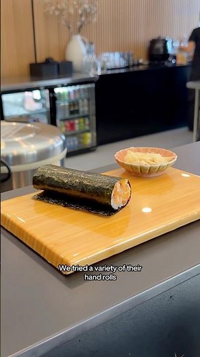 RAW - Calgary’s FIRST Japanese hand roll bar #handroll #sushi #sashimi #nigiri #salmon