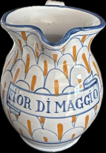 Vintage Italian Ceramic Pitcher - Hand Painted - "fior Di Maggio" - Made in Italy 1984 - Etsy