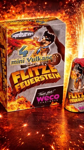 Flitze Feuerstein von Weco in F1🧨 #mrpyromanager #fireworks #pyro #silvester #experiment #feuerwerk