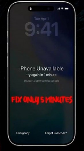 iphone unavailable lock screen | how to fix iphone unavailable problem