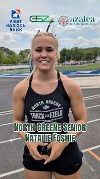 North Greene’s Natalie Foshie described the feeling of being the first state qualifier for NGHS