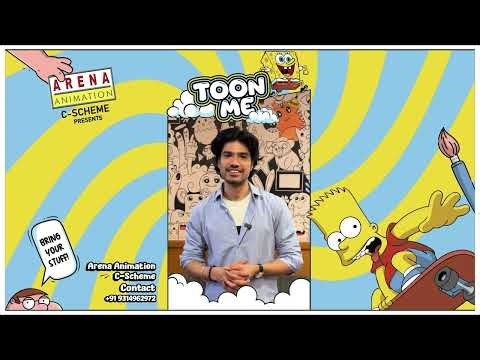 TOON ME 🎨 | Turn Yourself into a Cartoon | Arena Animation, C-Scheme, Jaipur