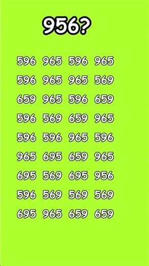 "Solving the Number Puzzle: Find 956 Challenge!"