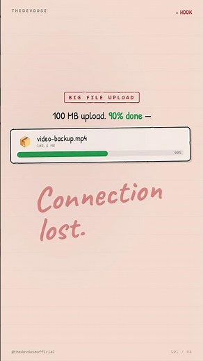 90% Upload Failed? Resume It with JavaScript 🚀
