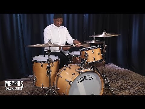 Gretsch USA Broadkaster Drum Set 22/12/16 - Natural Satin (GKSL2622SN)