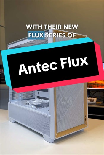 Brilliant PC Case Design! Antec Flux #tech #techtok #pc #antec #gamingpc #pcbuild #pccase @Antec Inc.