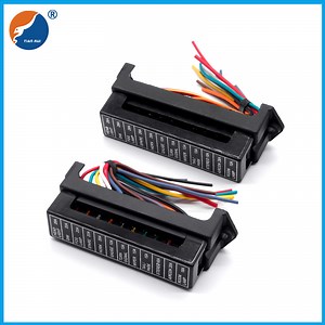 [Hot Item] Inline 4 6 8 10 12 Way Circuit Automotive Blade Relay Fuse Box Blcok Holder