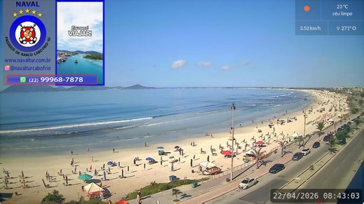 Webcam Cabo Frio – Rio de Janeiro, Brazil | live weather & timelapse