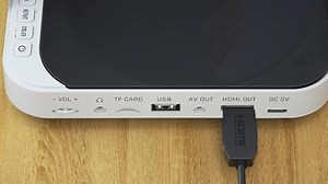 Desobry Mini-DVD-Player HDMI kompakter DVD-Player für alle Regionen Kleiner Breakpoint-Speicher unterstützt USB integriertes PAL/NTSC und Fernbedienung