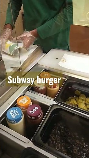Subway burger