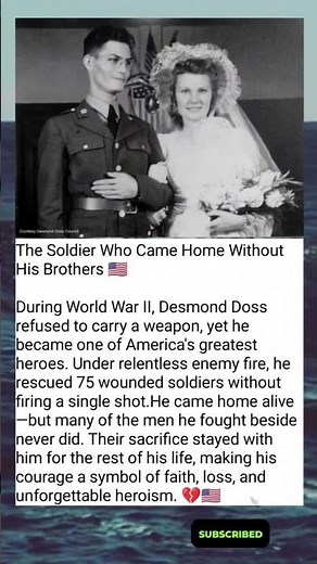 The Soldier Who Saved 75 Lives Without a Gun | Desmond Doss' Incredible True Story 🇺🇸