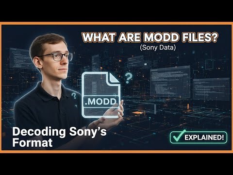 What are MODD Files? (Sony Data)