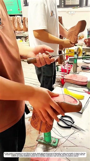 Manos en movimiento: Cómo la artesanía del calzado se forja en la línea de producción