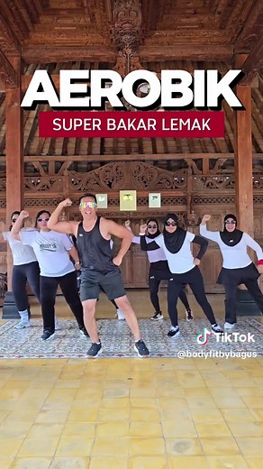 AEROBIK BAKAR LEMAK DENGAN MUSIK SUPER ASIK ! lakukan 10x auto gobyos ! #bodyfitbybagus