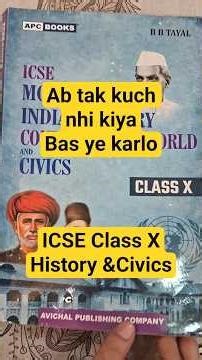 How To Do History? #icseclass10 #class10icse #class10boardexam #icsehistory #historyclass10th #icse