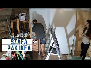 Montaż przesuwnej szafy PAX/Hasvik z Ikea