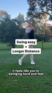 113K views · 5 comments | Swing easier = longer distance 樂 #golf #golftips #golfcoach #golfswing #golfswingtips #golfer #golflesson | GolfSlump | Facebook