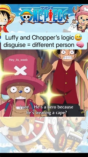 Weeb World on Instagram: "When Luffy and Chopper stare at Sogeking like their brains just took a coffee break. No questions. No doubts. Just pure shock, instant trust, and zero logic involved. Mask on, theme song playing, and somehow everyone agrees — yeah, this guy is legendary. Only in One Piece does confusion turn into respect this fast.” #OnePiece #Luffy #Chopper #Sogeking #SniperKing AnimeMoments StrawHats AnimeReaction OtakuVibes AnimeHumor"