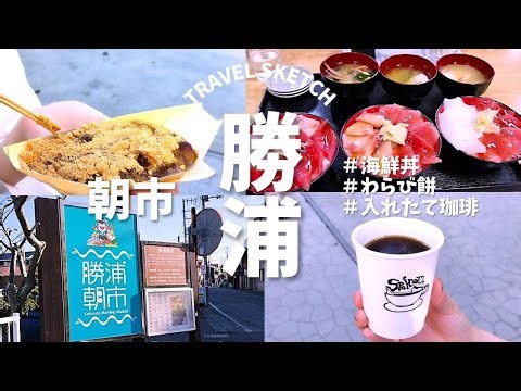 【勝浦朝市】夏の終わり 勝浦朝市への日帰り旅！