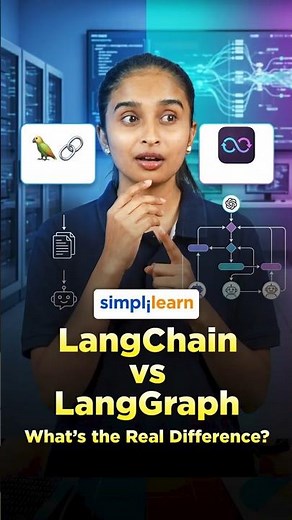 LangChain vs LangGraph | LangChain vs LangGraph: What’s the Real Difference | #Shorts | #Simplilearn