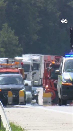 Roads across Germany crack under sweltering heat