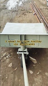 3 wheel trolley | wheelbarrow | industrial trolley | heavy duty trolley manufacturing #viralvideo