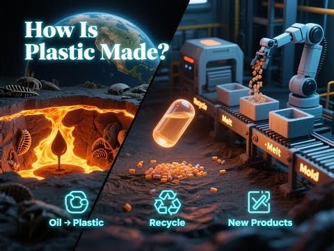 How Is Plastic Made | Plastic Production Process | Plastic From Oil | Plastic Manufacturing | STEM