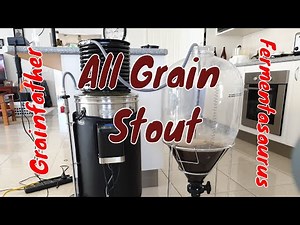 Simple Home Stout, All grain brew on using the Grainfather.
