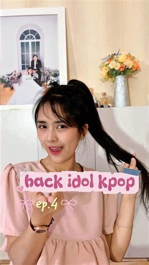 high ponytail viral ala idol kpop Anna Meovv