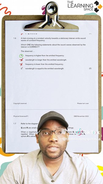 Applying Doppler Effect in Grade 12 Mechanics | Past Paper Solution