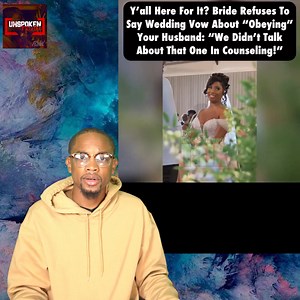 62K views · 285 reactions | Bride Refuses To Say Wedding Vow About "Obeying Your Husband" | Spoken Reasons | Facebook