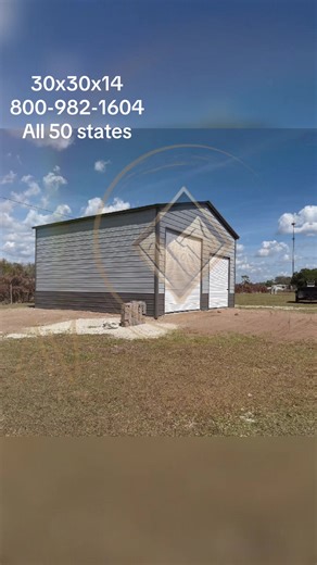 Build your shop today! #metalbuilding #steel #metalgarage #garages