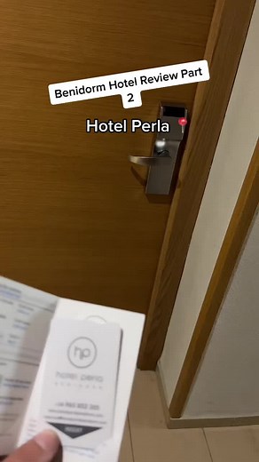 Hotel Perla , Benidorm - Next to the square #benidorm #hotelreview #hotelroom #roomtour