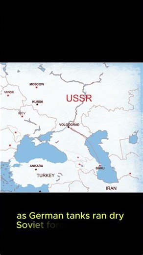 Baku in WWII How Hitler Lost the Battle for Oil #shorts #ww2