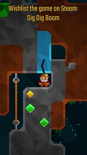 Dig Dig Boom Gem Mining Game - Juicy Triple Gem Combo