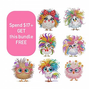 7 Funny Crazy Chicken Embroidery Design, Bundle Floral Chicken Machine Embroidery File, Cute Chicken Machine Embroidery, Instant Download - Etsy