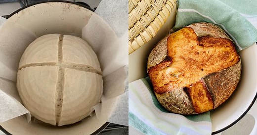 Long Fermented Sourdough Bread