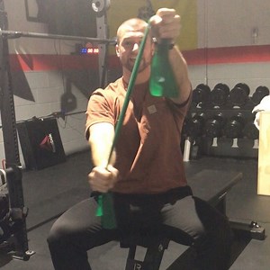 Increase bow arm stability and solidify the rotator cuff! This is one of the exercises we recently tested and implemented into our Performance Archer Program with a goal of improving overall stability and stamina of the shoulders. | Archery Strong