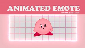 Animated Cute and Angry Kirby Emote, Angry Kirby Twitch Emote, Angry Kirby Discord Emote for Chatting - Etsy