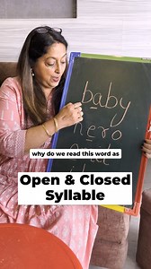 Open and closed syllables explained by Neelakshi ma'am Send this to a parent of a toddler. WhatsApp us at 9830265477 to learn about the next available batches for toddlers and trainers! SHARE this video with a parent of a toddler! Hit ❤️ and follow us for the best in Phonics. [phonics for toddlers, toddler speech development, early childhood language skills, montessori phonics, speech improvement, toddler learning activities, phonics masterclass, early literacy development, toddler reading skill