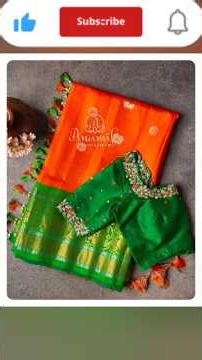 👗 Elegant Aari Work Blouse for Silk Saree