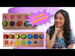 Educational games for children aged 3 to 6 using recycled materials (3 ideas) - Hello Paola