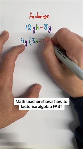 Factorising Linear Algebra | Math Teacher Demonstrates Fast Techniques