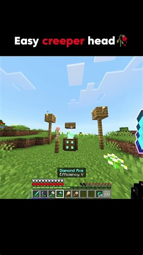 Minecraft easiest creeper head moments
