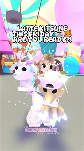 I’m actually so excited for this one… a Latte Kitsune will cost 600 Robux #playadoptme